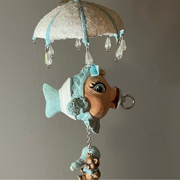 Katherine's Collections baby kissing fish rare ornament. - Picture 11 of 15